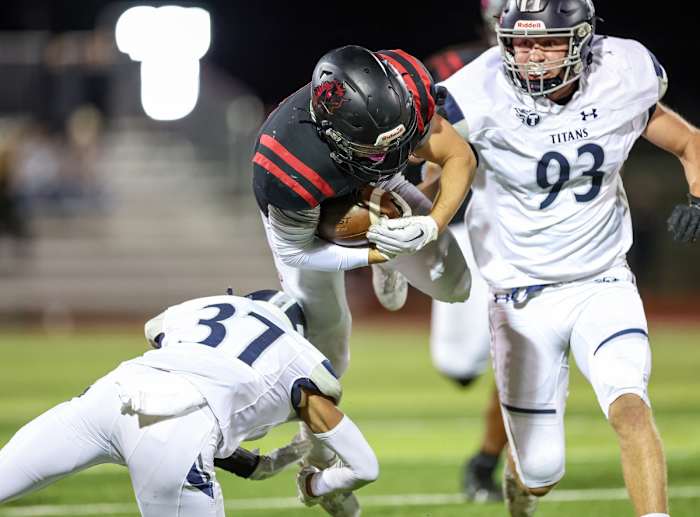 Lee's Summit North Lee's Summit West Missouri football 10-13-23 David Smith 23866